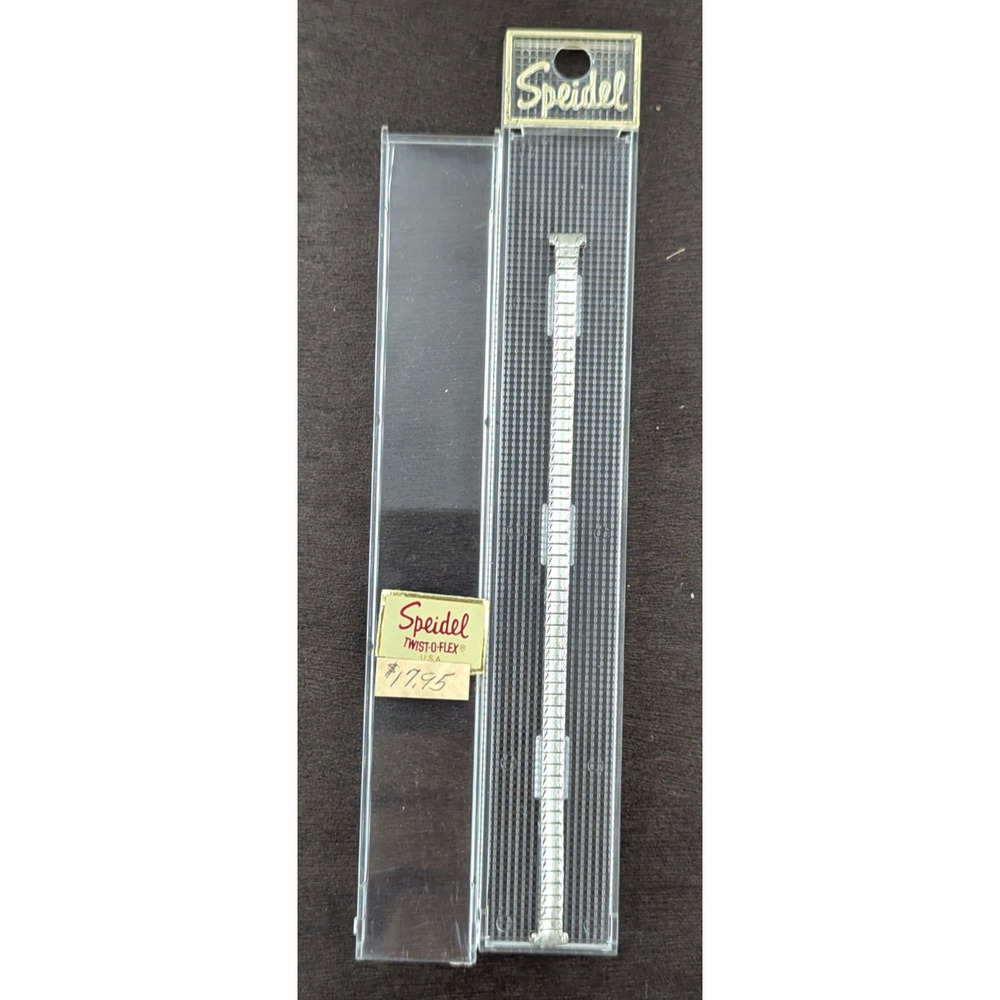 Speidel Silver Twist O Flex Stainless Steel Women Ladies Watch Band